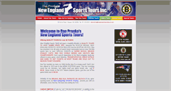 Desktop Screenshot of newenglandsportstours.com